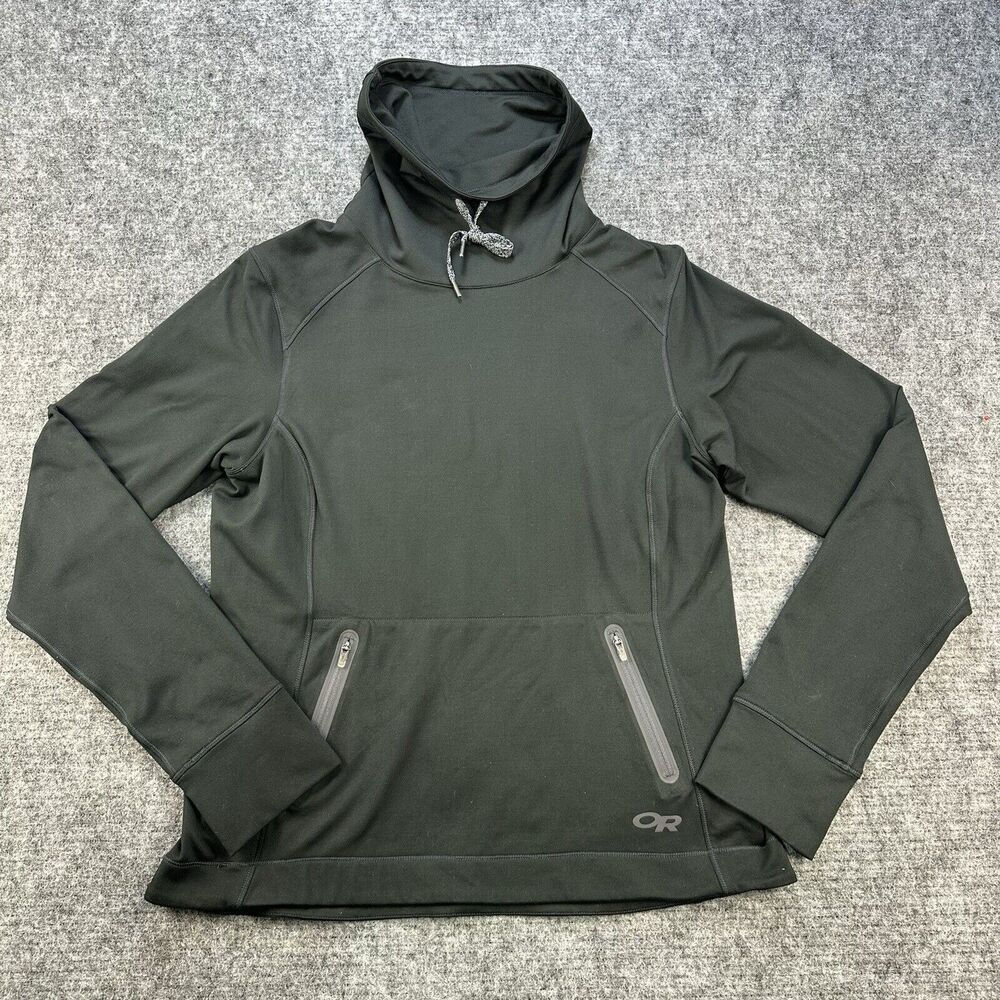 Outdoor Research Shirt Women Medium Black Melody Cowl Neck Outdoors Hiking